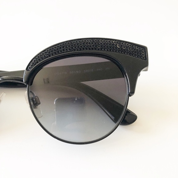 Dolce & Gabbana Sequin Cat-eye Sunglasses - Picture 6 of 7